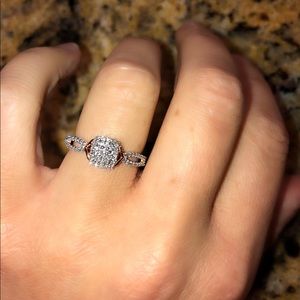 Rose Gold Diamond Ring